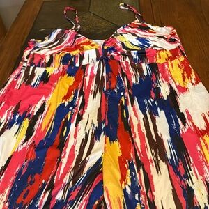 Fun jumpsuit with belt size 4x